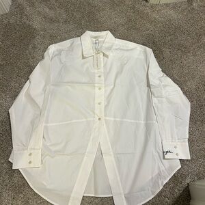 Favorite Daughter White Dress Shirt Oversized